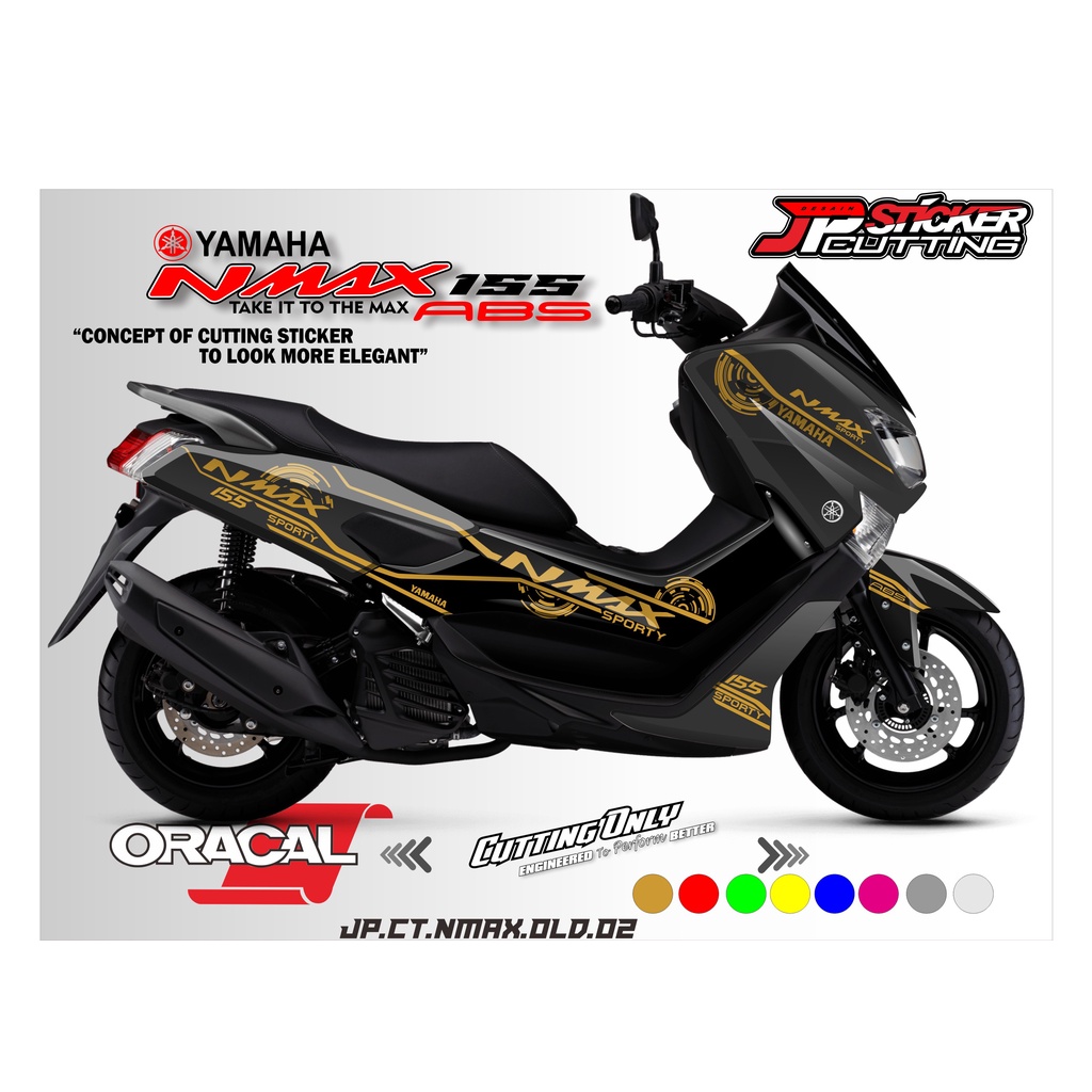 CUTTING STICKER YAMAHA NMAX OLD - Stiker Cutting Nmax Old jp 02