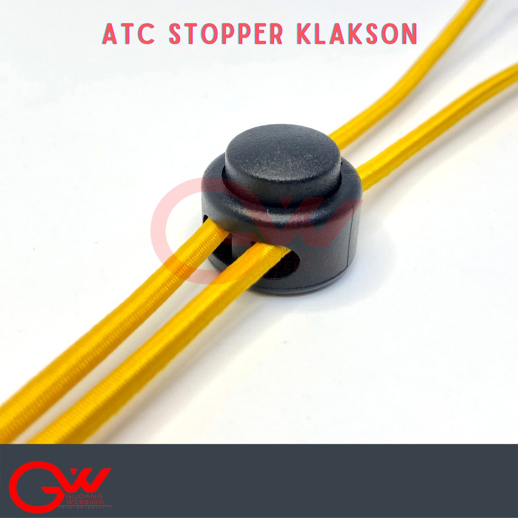 Stopper Tali Kur / Atc Stopper Klakson 2 lubang Acetal (100pcs)