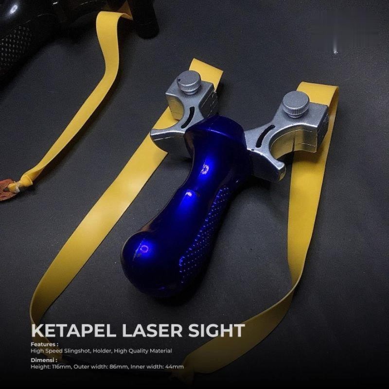 Ketapel Slingshot Murah Ketapel Laser Tactical Plus Karet Ketapel Plintengan