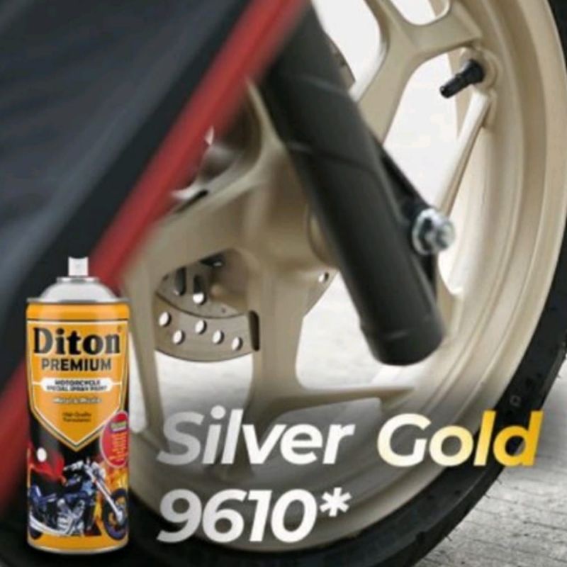 DITON PREMIUM CAT SEMPROT TAHAN BENSIN 400CC  9610 SILVER GOLD