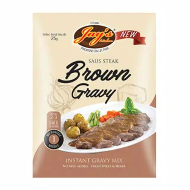 

JAYS BROWN GRAVY 25GR JAYS SAUS STIK INSTANT GRAVY MIX