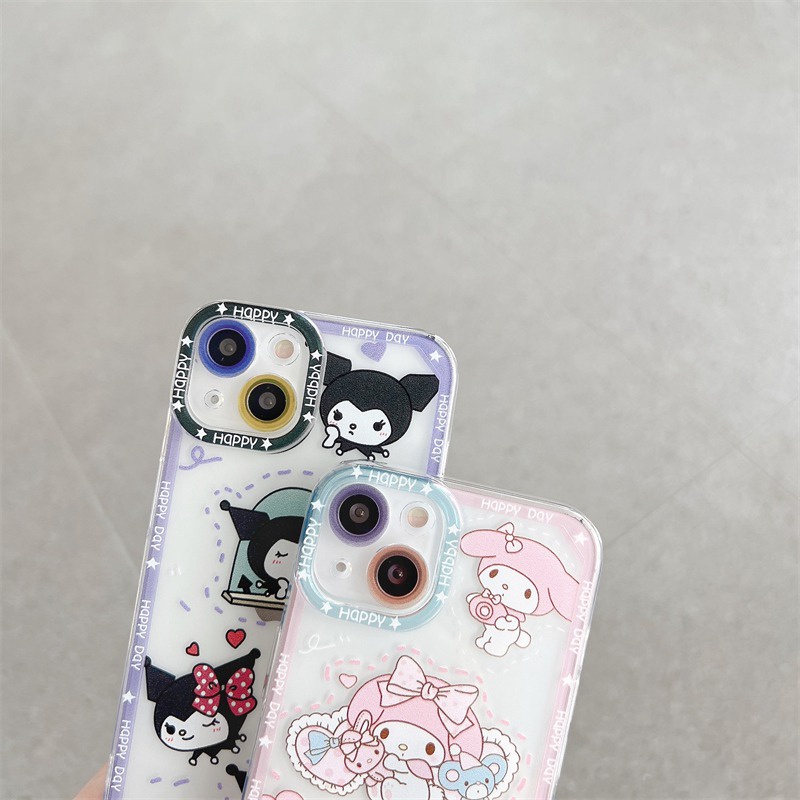 So Cute Melody Soft Case Samsung Note 20 Ultra A13 A10S A03 Core M52 A73 S21 S20 FE J5 J7 Prime J4 Plus A32 Redmi Note 10 Pro 10C Poco X3 NFC Pro VIVO V23 Pro OPPO A96 Reno 7Z Cover