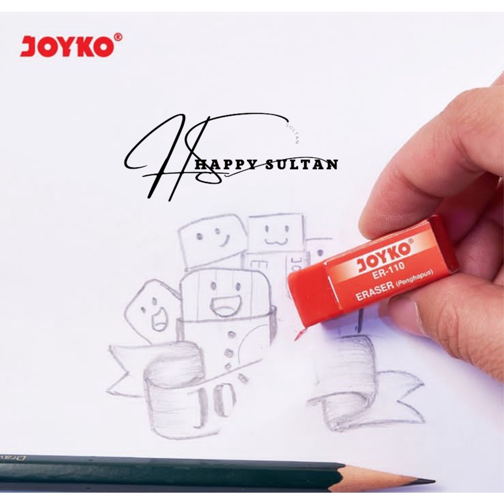 

Eraser Penghapus Joyko ER-110 Penghapus Pensil Penghapus Karet Warna Rainbow