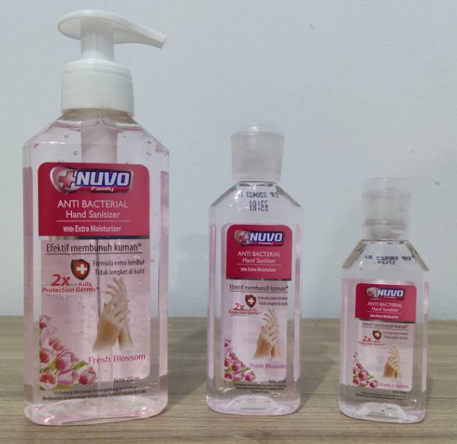 Nuvo Hand Sanitizer Paketan 3 botol murah