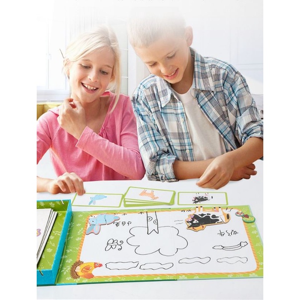 KABI magnetic puzzle and whiteboard