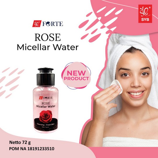 ⭐ BAGUS ⭐ SYB FORTE ROSE MICELLAR WATER 72gr | Cleansing Fresh Skin