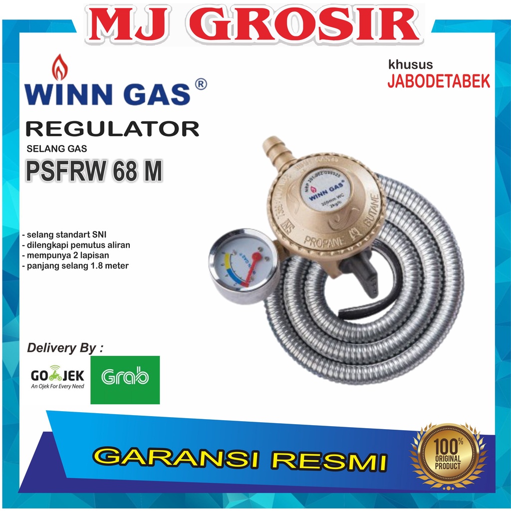 WIN GAS SELANG SET REGULATOR PSFRW 68 M PSFRW68M