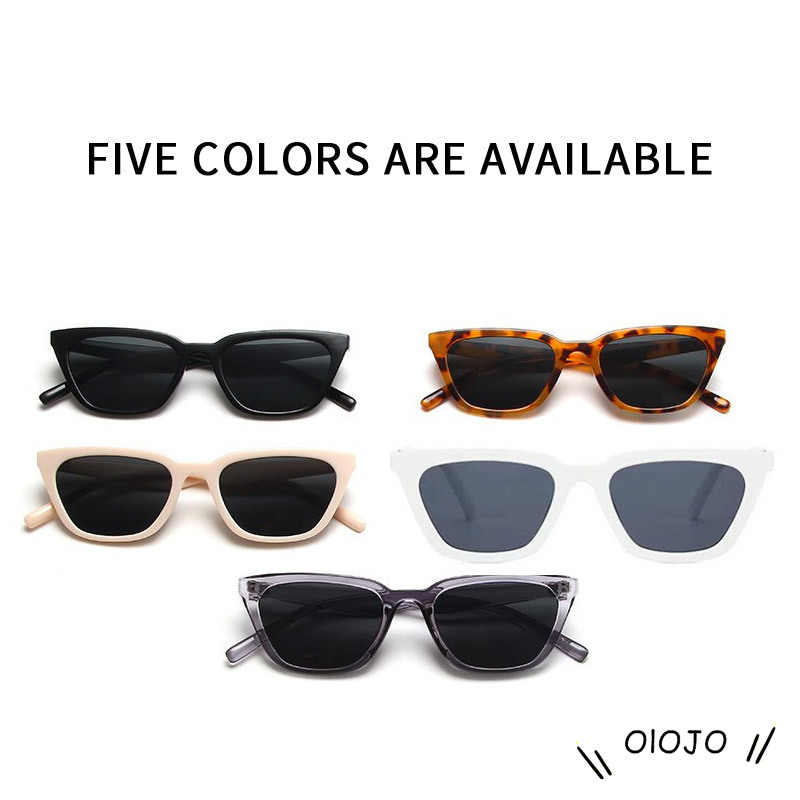 【Cash on delivery】 Kacamata Hitam Ulzzang Retro Wanita / Pria Gradien Lens - ol