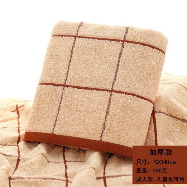 6008 HANDUK IMPORT HANDUK MANDI MOTIF KOTAK 135x70 [1KG 3PC] PERFECT CORNER