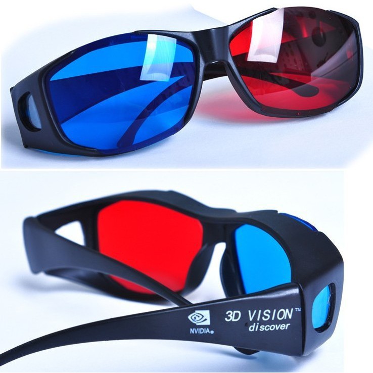 Kacamata 3D nVidia Vision Red/Cyan Merah Biru