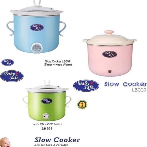 Baby Safe Slow Cooker LB007 LB008 LB009 Babysafe