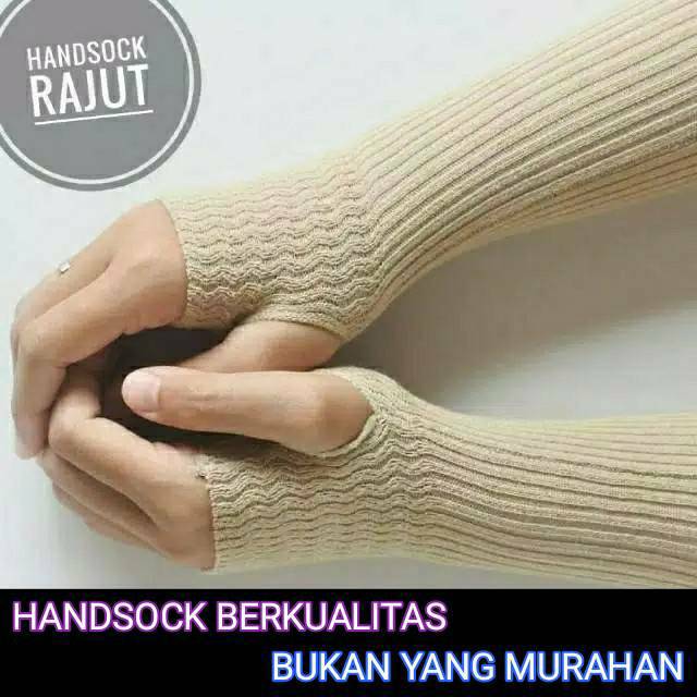 [ TEBAL ] HANDSOCK JEMPOL RAJUT PANJANG LEMBUT