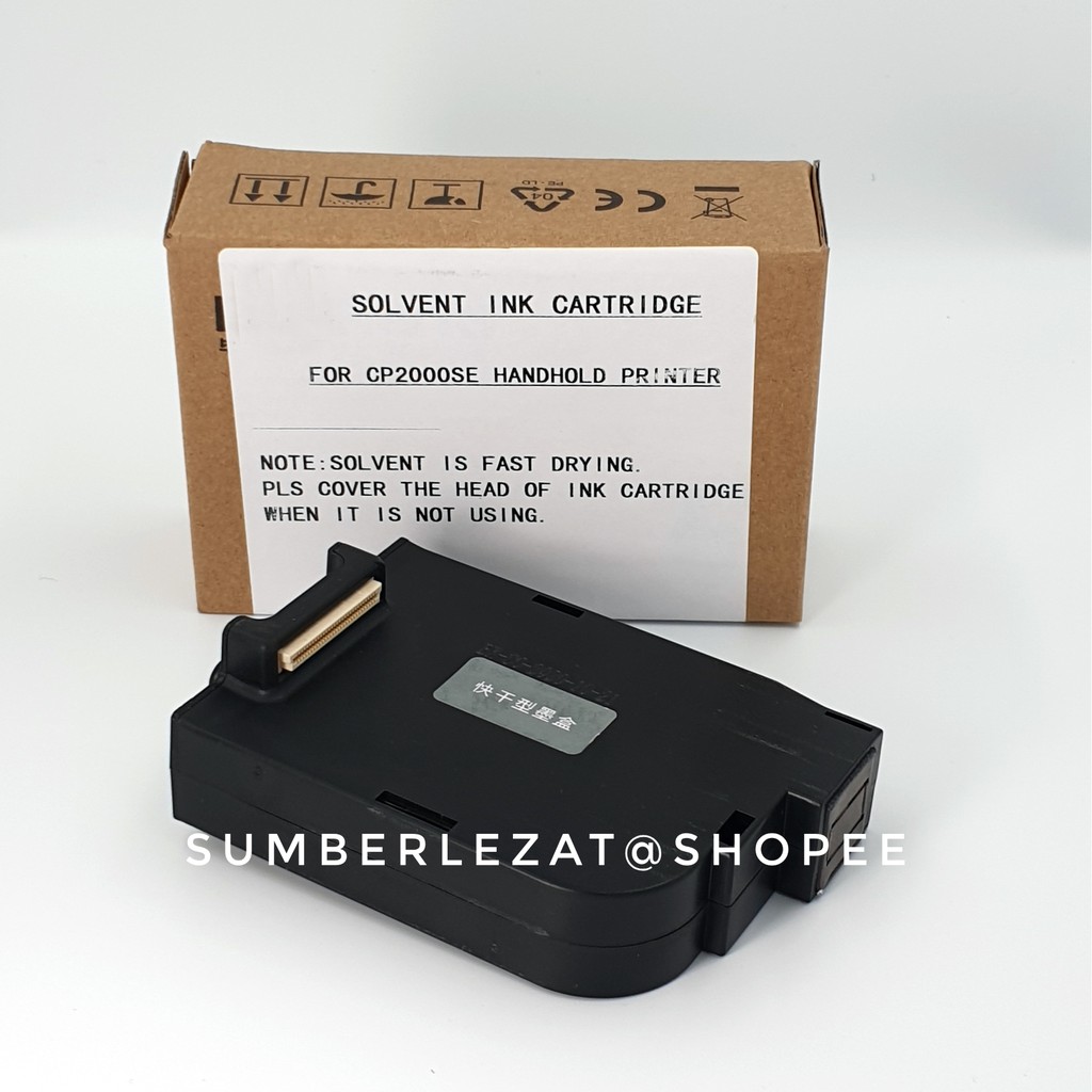 Cartridge Handheld Printer Expired Date CP2000SE Kassen HD-2000 ZSA - Hitam Solvent Based Tinta Perm