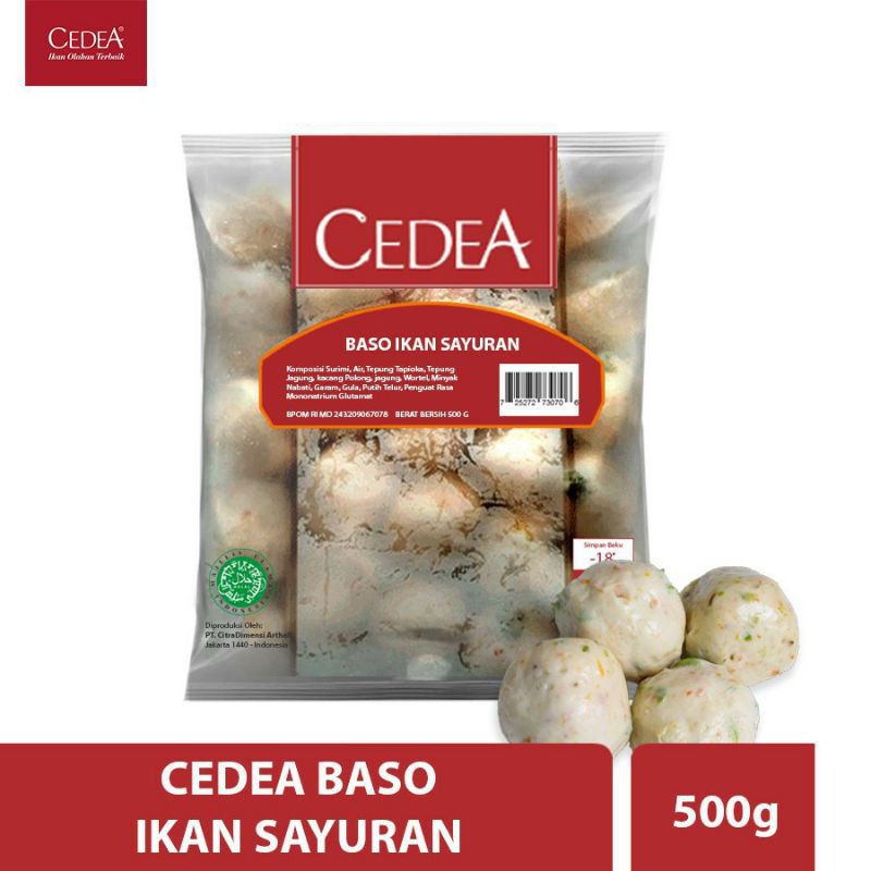 

Cedea Baso Ikan Sayuran 500 gram