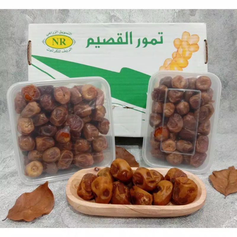 

Kurma Sukari Al Qaseem || Kurma Sukkari Al Qassim 1000 gram Kemasan Mika biasa 1 KG