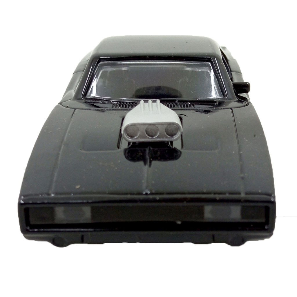 Toy Addict Plym0uth Barracuda Classic Car Hitam Diecast Mobil Klasik