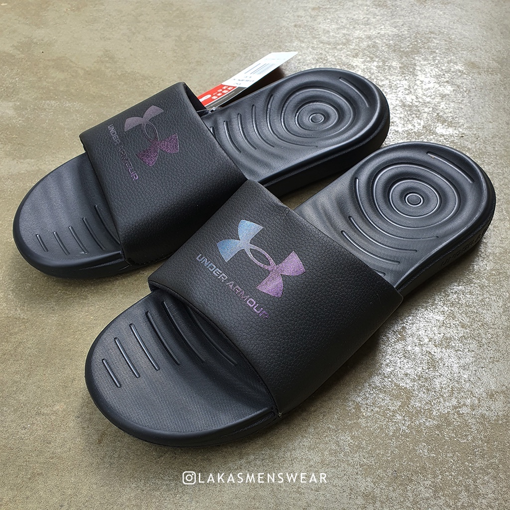 UA ANSA GRAPHIC SLIDE SANDALS