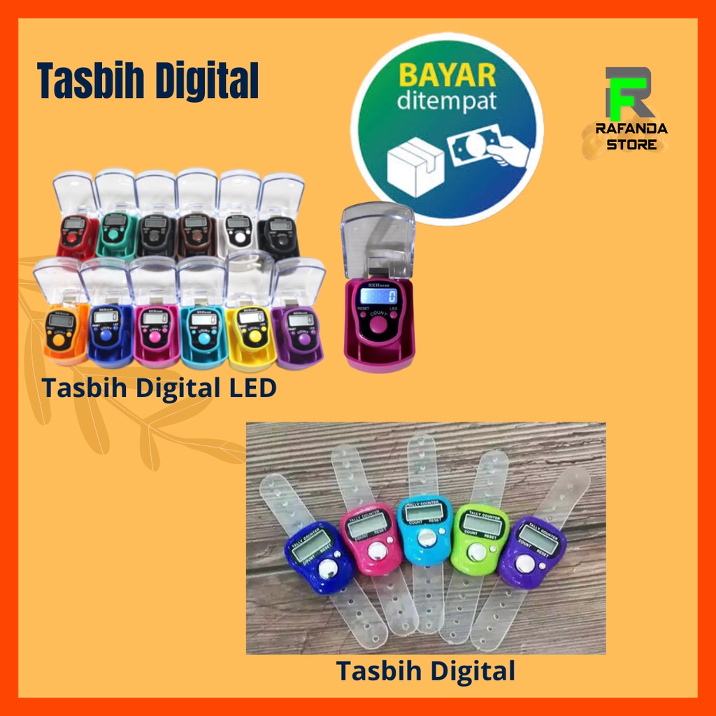 Alat Hitung Tasbih Digital Zikir Mini Tally Counter Alat Hitung Tasbeh Digital / Finger Counter / Perlengkapan sholat Pekanbaru