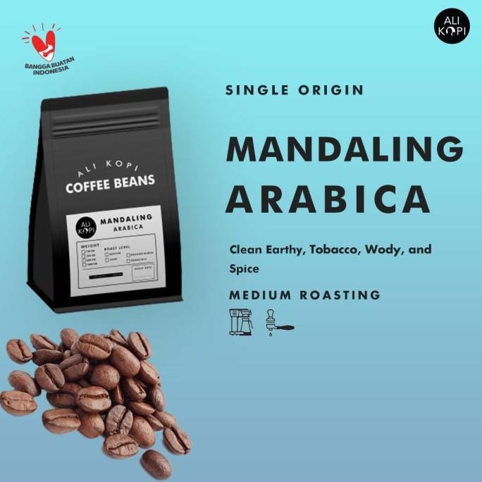 

MANDALING ARABICA 500G - BIJI KOPI MEDIUM ROAST BY ALIKOPI ROASTERY -Diskon Besar