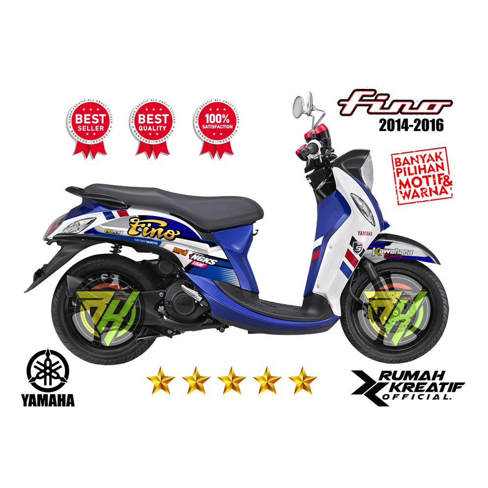 FINO FI 2014 19 FULLBODY 115 Fi 2014 2016 STRIPING DECAL VARIASI YAMAHA RK 02 Shopee Indonesia