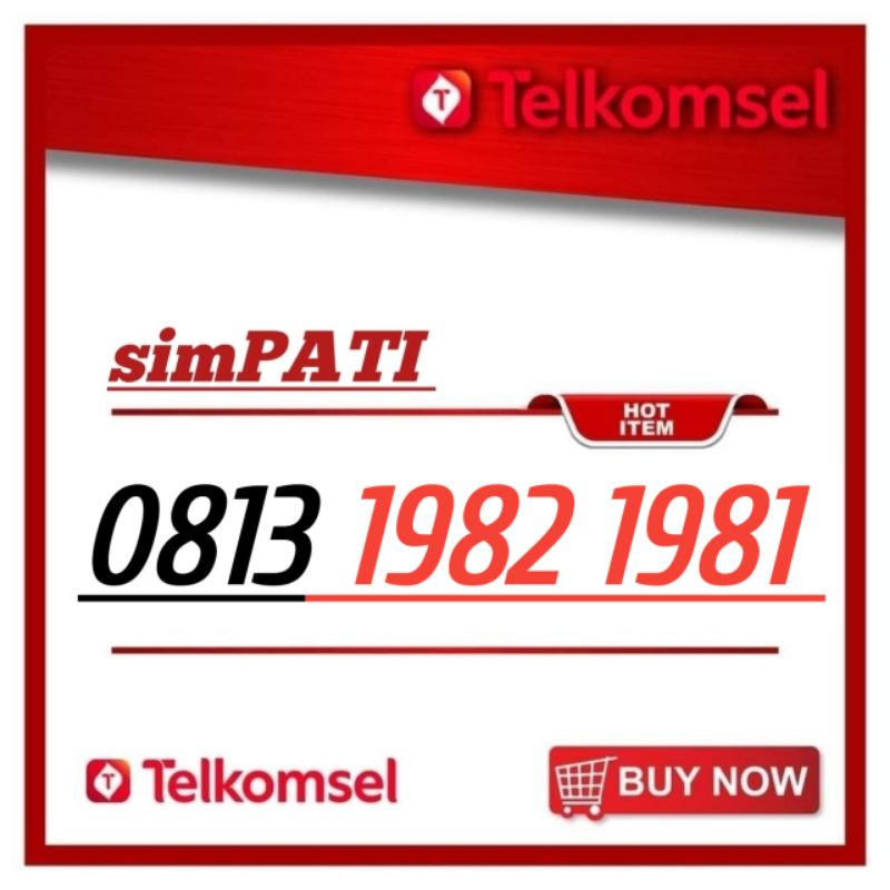 Nomor Cantik Simpati Double Tahun 1982 1981 Perdana Telkomsel Tahun 1981 1982