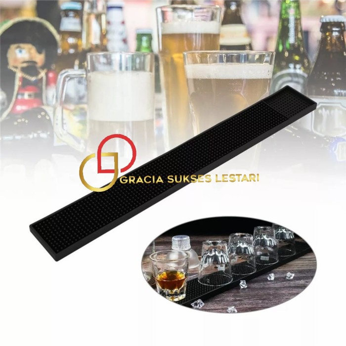 BAR MAT BARTENDER RUBBER MAT ALAS GELAS TEA SET