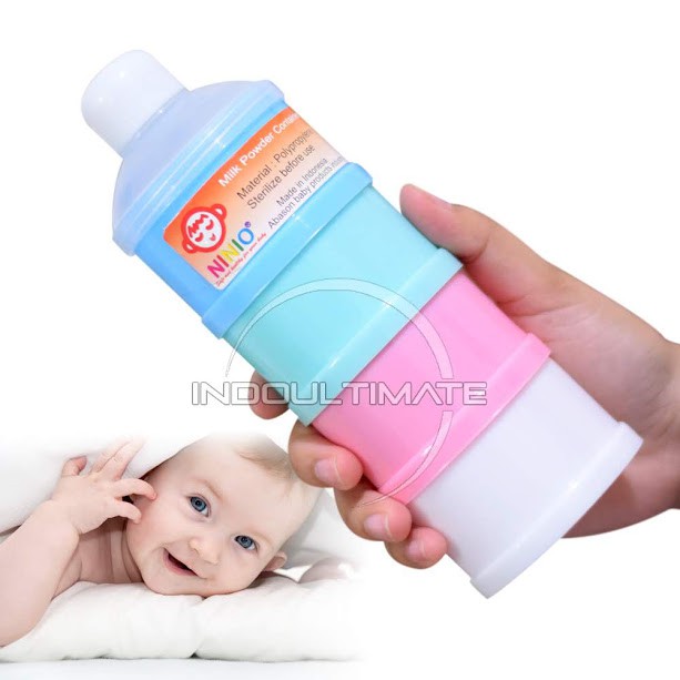 Tempat Susu NINIO bubuk travel / Milk powder Container / milk container / dispenser susu bayi BY-607