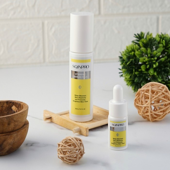SQINPRO Serum Vitamin C Plus 30ml | BPOM | Kulit Kusam | Memutihkan