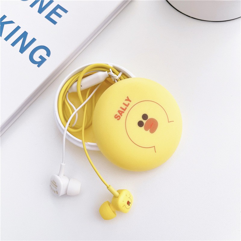 Headset Earphone In-Ear Kabel 3.5mm Dengan Mic Untuk Smartphone / Laptop