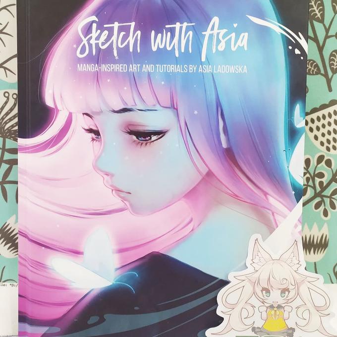 Sketch With Asia - Manga Inspired Artbook & Tutorial Book by Ladowska Lc