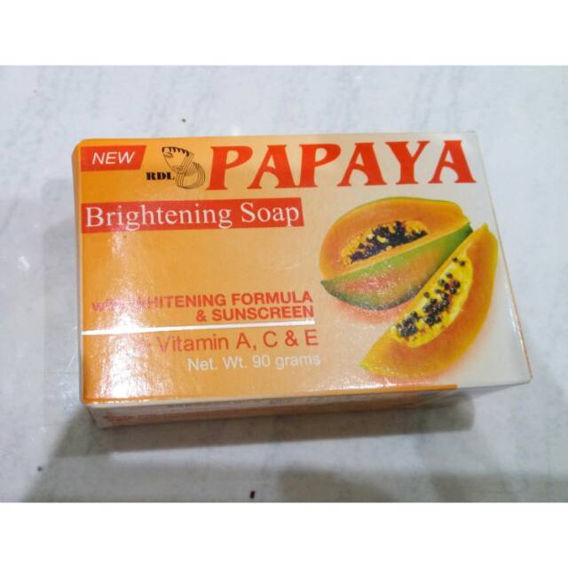 

SABUN PEPAYA RDL BRIGHTENING ORI BPOM 135 GRAM | RDL PAPAYA BRIGHTENING SOAP