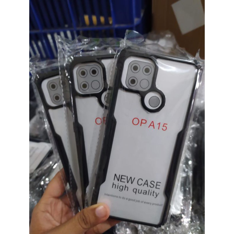 soft case fuze silikon kondom case pelindung hp oppo A15 tebal