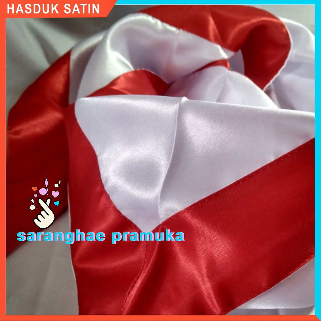 Hasduk Satin Kacu Setangan Leher Pramuka Saten