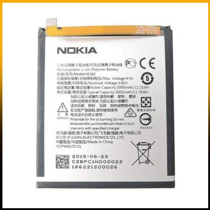 BATERAI HANDPHONE BATERAI NOKIA 6.1 PLUS NOKIA X6 HE342 HE-342 ORIGINAL BB621