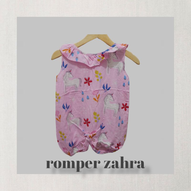 BAJU ROMPER BAYI ZAHRA USIA 3-15 BULAN