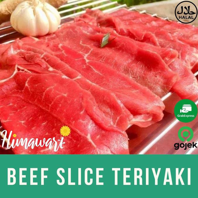 

[[BISA COD]] DAGING SLICE POTONGAN TIPIS IMPOR UNTUK TERIYAKI YAKINIKU - 500 gram