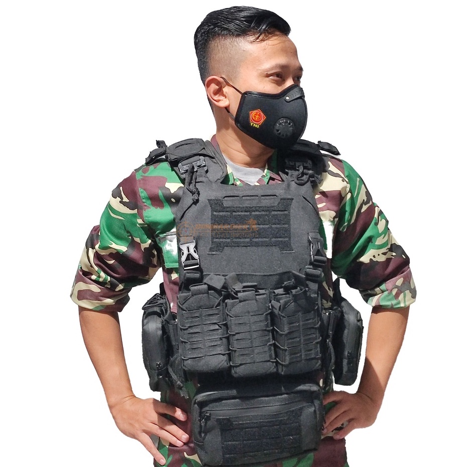 Rompi Body Vest Tactical Body Vest Tactical Rompi Body Vest Militer Rompi Pelindung Dada motif terbaru Laser cuting