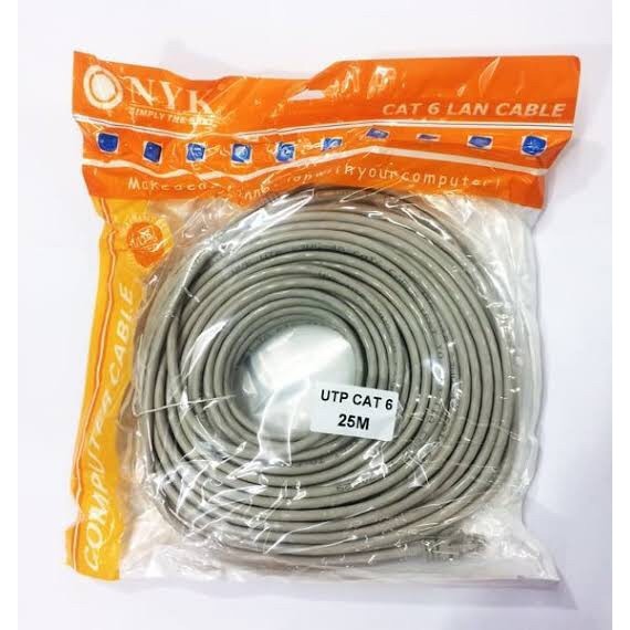 KABEL LAN CAT6 NYK / LAN CAT 6 25M / CABLE LAN 25 M