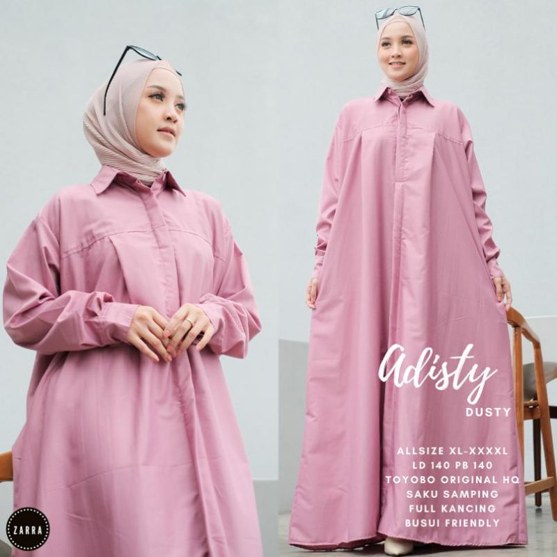 ADHISTI JUMBO GAMIS TERBARU BY ZARRA