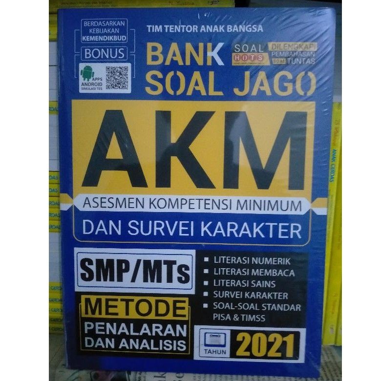AKM SMP/MTs Bank Soal Jago AKM dan Survei Kompetensi SMP/MTs Tahun 2021