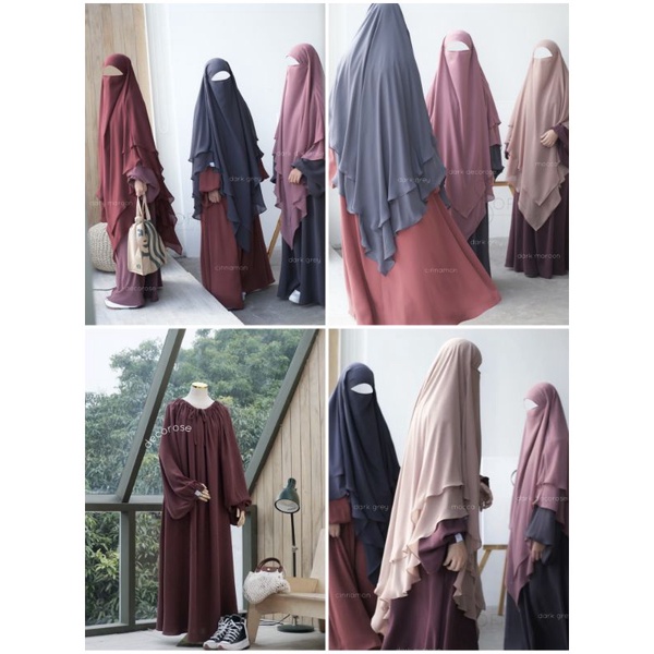 Sofni - Artsy Sofni Gamis / Abaya Artsy By Sofni bahan Mazen (Hanya Gamis Saja)