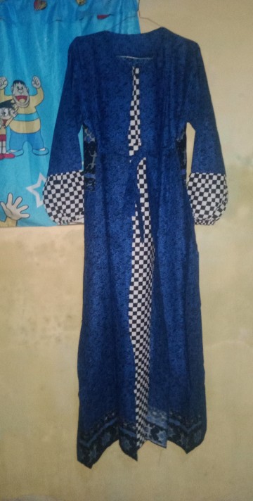 Ms Gamis Batik Sriwedari Maxi Bumil/busui Katun Sogan Allsize Ld