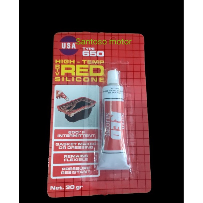 

Lem red silicone