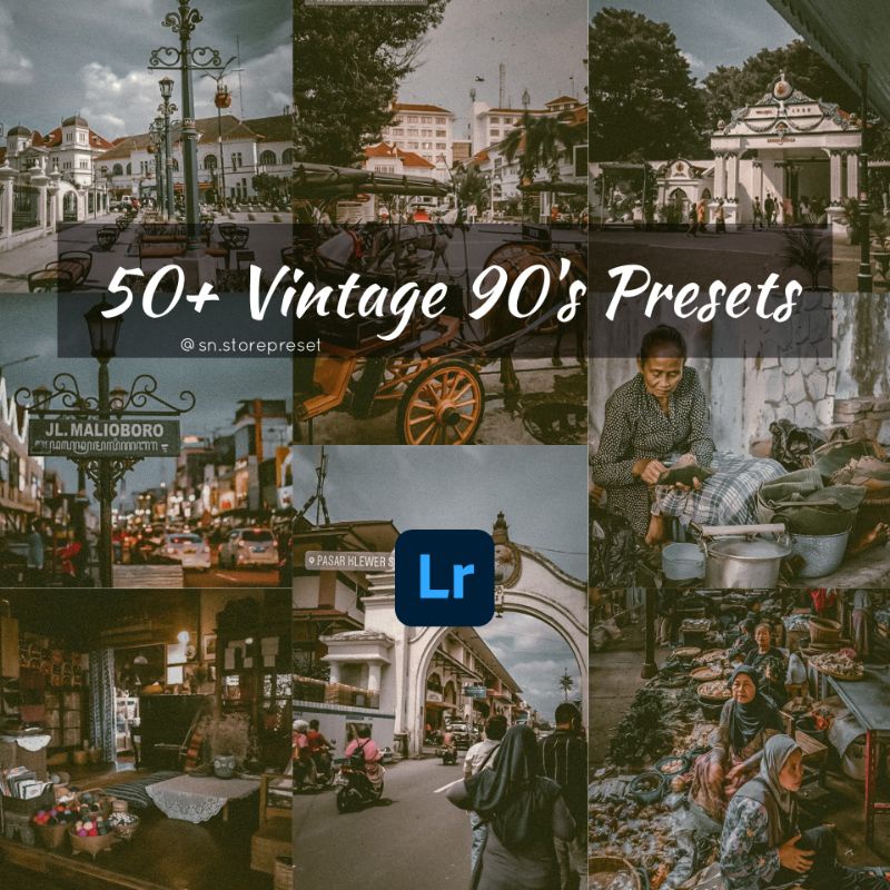 50+ Preset Lightroom Vintage 90's Vibes For IOS &amp; Android