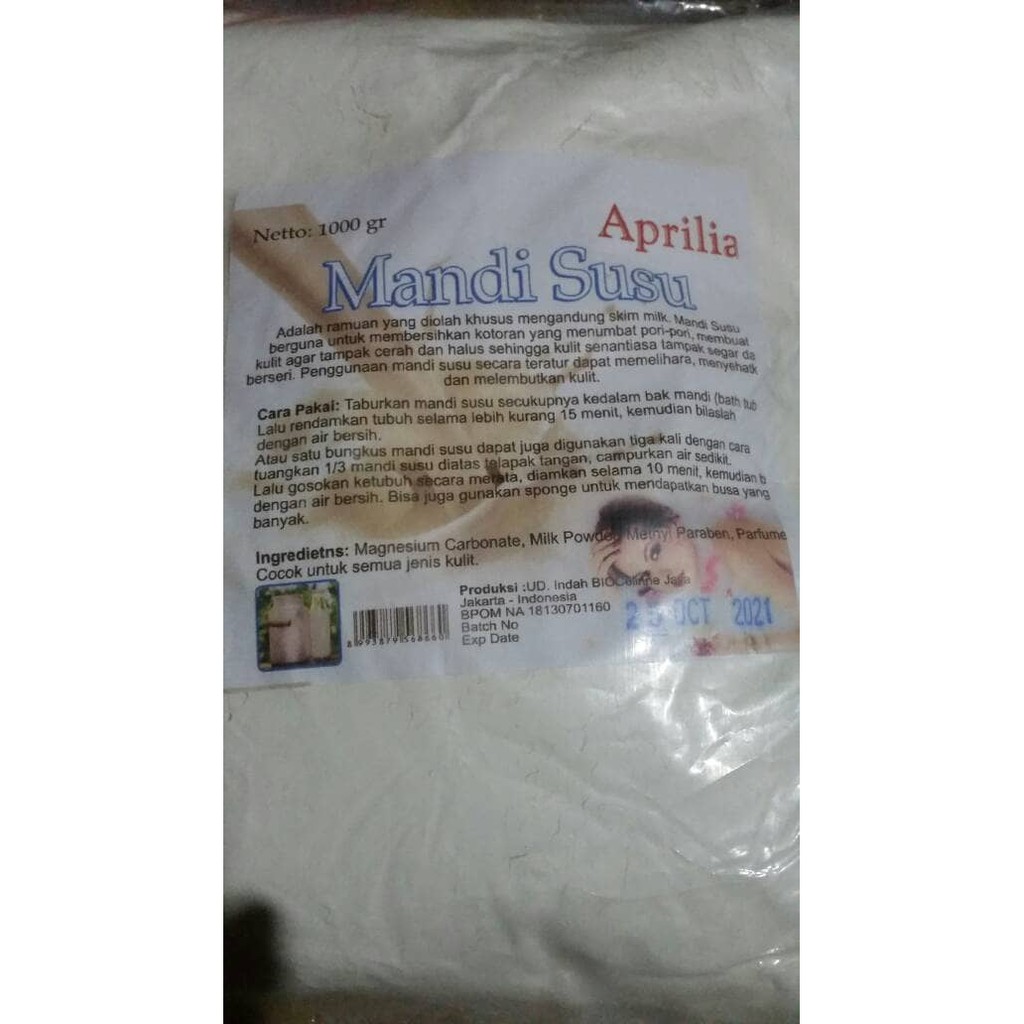

MANDI SUSU APRILIA BPOM 1Kg
