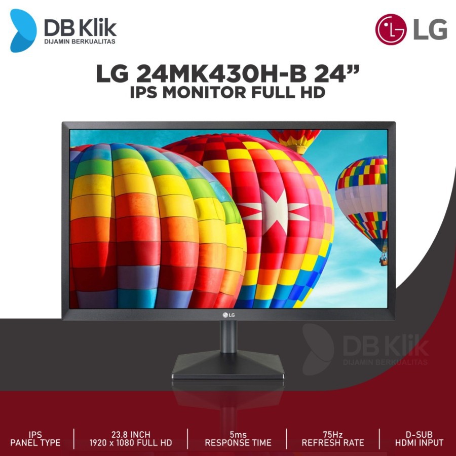 LED Monitor LG 24 inch 24MK430H-B |