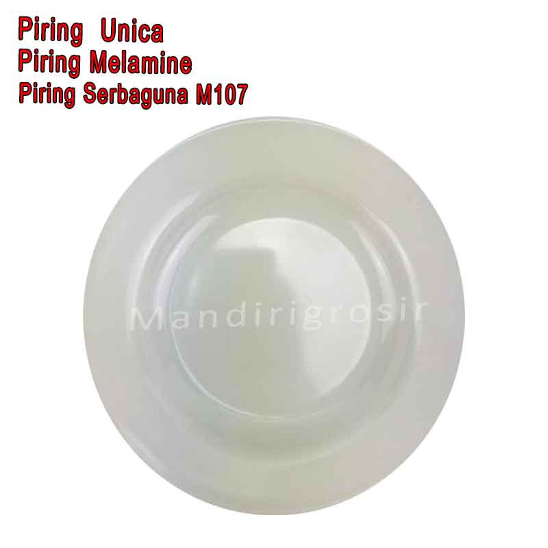 Piring Melamine * Piring  Unica * Piring Serbaguna M107 * Uk.18cm