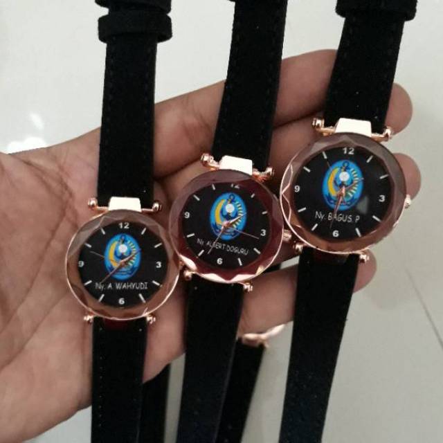 Jam custom kulit kaca blimbing | unik, lucu