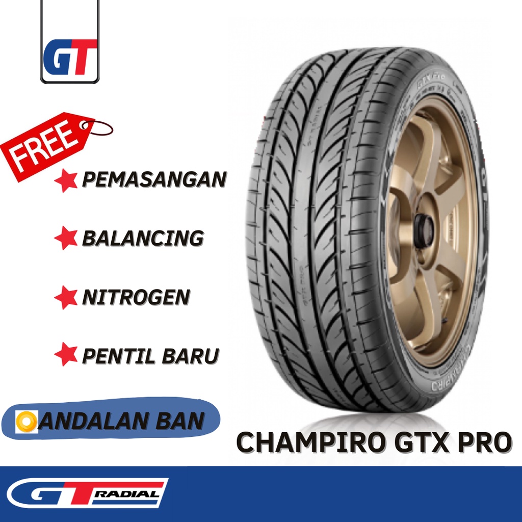 KUPON BAN GAJAH TUNGGAL 195/65 R15 CHAMPIRO GTX PRO