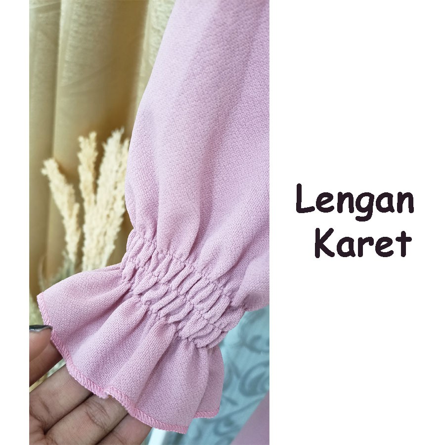 GAMIS RAYA LEIA PINGGANG KARET MAXY DRESS BUSUI WANITA GL FASHION
